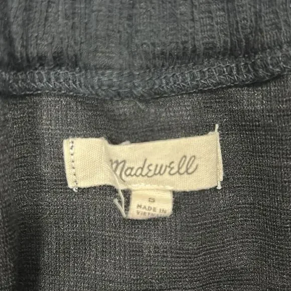 Madewell Black Woven Off The Shoulder Top Women’s Size Small - Picture 3 of 6